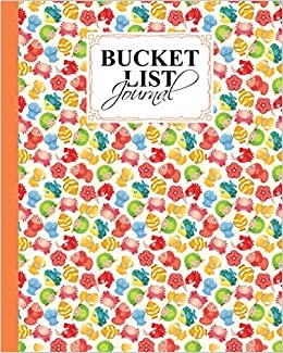 indir Bucket List Journal: Cartoon Fishs Bucket List Journal, A Creative and Inspirational Journal for Ideas and Adventures, 101 Pages, Size 8&quot; x 10&quot;