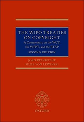 Reinbothe, J: WIPO Treaties on Copyright