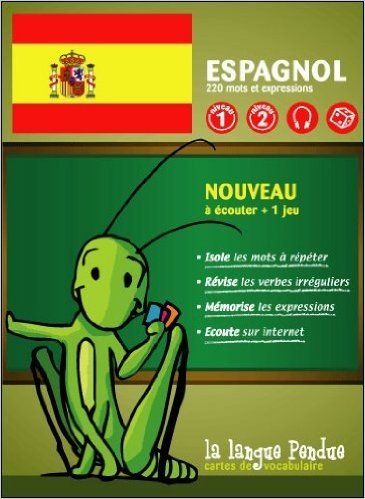 Cartes de vocabulaire Espagnol-Français Niveau 1 & 2