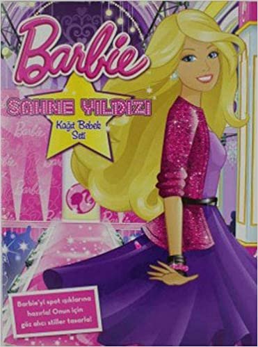Barbie Sahne Yıldızı Kağıt Bebek Seti