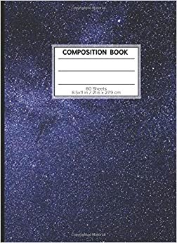 COMPOSITION BOOK 80 SHEETS 8.5x11 in / 21.6 x 27.9 cm: A4 Dotted Paper Notebook | "Hipster Space" | Workbook for s Kids Students Boys | Notes School College | Grammar | Languages | Art