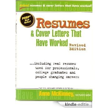 Resumes & Cover Letters That Have Worked (Real-Resumes Series) (English Edition) [Kindle-editie] beoordelingen