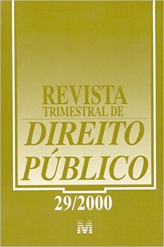 Revista Trimestral De Direito Publico N. 29