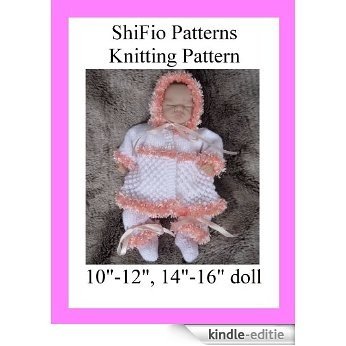 Knitting Pattern - KP141 - preemie or doll matinee jacket, hat and trousers fit 10" - 12" & 14" - 16" doll (English Edition) [Kindle-editie]