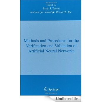 Methods and Procedures for the Verification and Validation of Artificial Neural Networks [Kindle-editie]