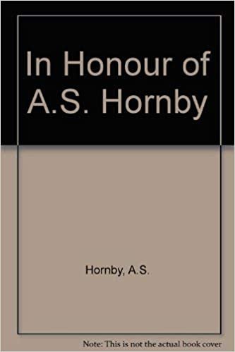 In Honour of A.S. Hornby