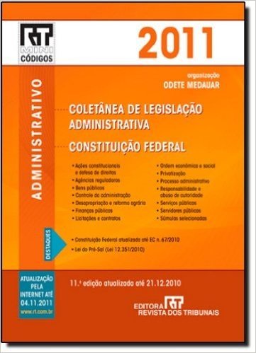 Mini Coletânea De Legislação Administrativa E Constituição Federal