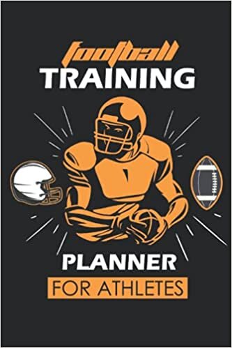 indir Football Training Planner for Athletes: Daily Drills Journal for Planning Out Each Training Session - Write Down and Record All Intended Activities ... Track Improvement - Black and Orange Cover