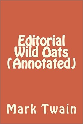 Editorial Wild Oats (Annotated)