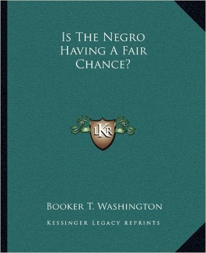 Is the Negro Having a Fair Chance?