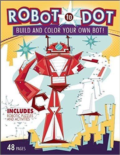 Robot-To-Dot Activity Book