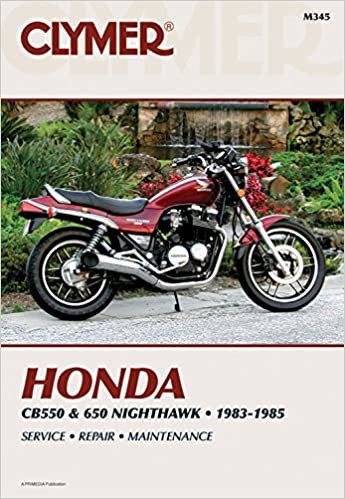 Honda CB550 and 650 1983-85: Clymer Workshop Manual (Clymer Motorcycle)
