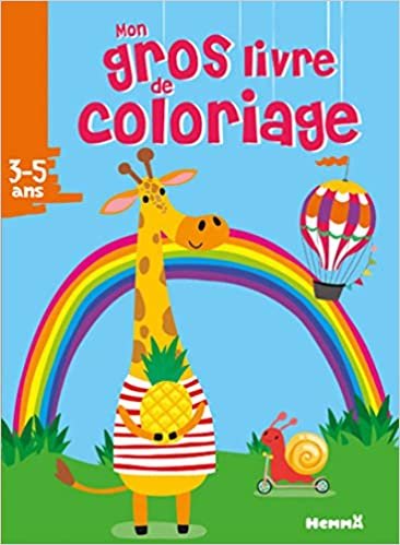 Mon gros livre de coloriage (3-5 ans) (Girafe) (Gros livres de coloriages)