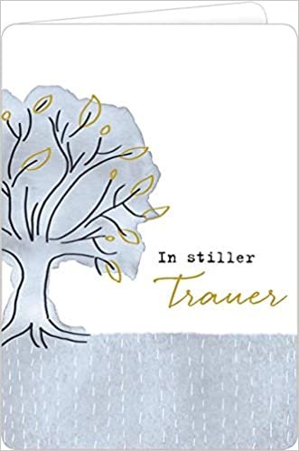 Trauerkarte - In stiller Trauer (Baum)