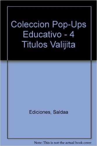 Coleccion Pop-Ups Educativo - 4 Titulos Valijita