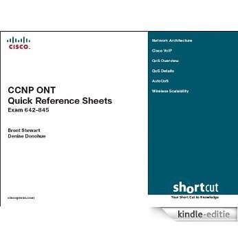 CCNP ONT Quick Reference Sheets, Digital Shortcut [Kindle-editie]