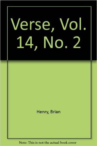 Verse, Vol. 14, No. 2