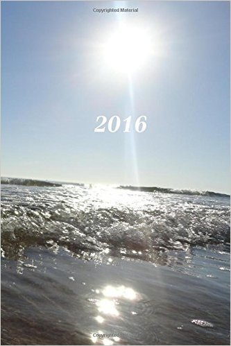 2016: Calendario/Scadenzario: 1 Settimana Per 2 Pagine, Formato 6" X 9" (15.24 X 22.86 CM), Copertina Mare