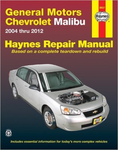 General Motors Chevrolet Malibu 2004 Thru 2012 baixar