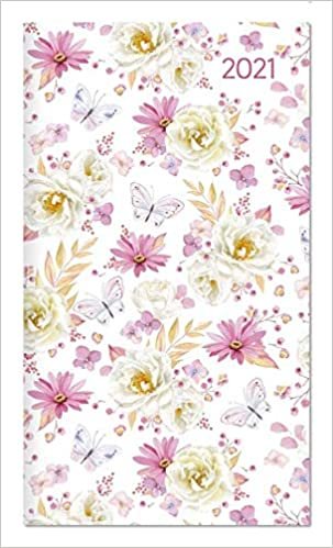 Miniplaner Style Blumenwiese 2021 - Taschen-Kalender 9x15 cm - Weekly - 64 Seiten - 1 Seite 1 Woche - Notiz-Heft - Alpha Edition