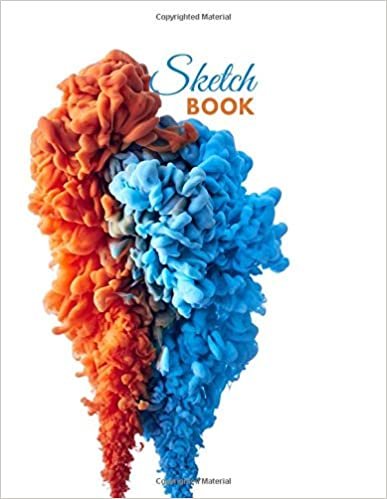 indir Sketch Book: Notebook for Drawing, Writing, Painting, Sketching or Doodling, 110 Pages, 8.5x11 (Premium Abstract Cover vol.45)
