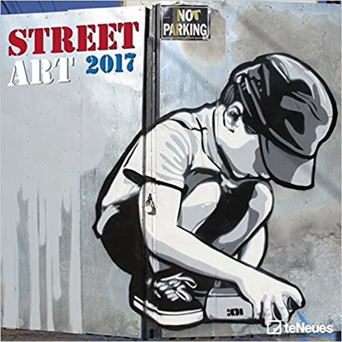 2017 Street Art Calendar- teNeues Grid Calendar - Art Calendar - 30 x 30cm