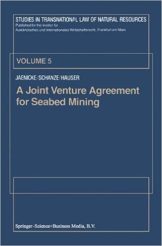 A Joint Venture Agreement for Seabed Mining