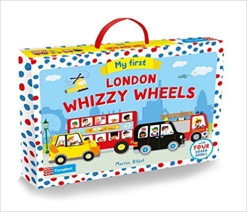 My First London Whizzy Wheels: Four Vehicle-Shaped Board Books in a Carry Case