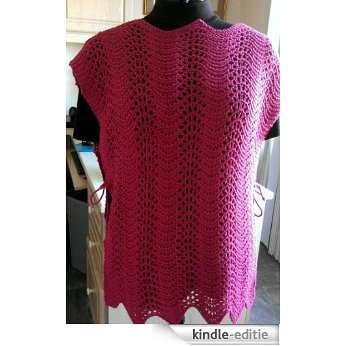 Surprisingly Easy Wavy Lace Tabard Knitting Pattern: Easy to Knit - Sizes Small through XL Wiith Guidelines for Making Larger Sizes (English Edition) [Kindle-editie]
