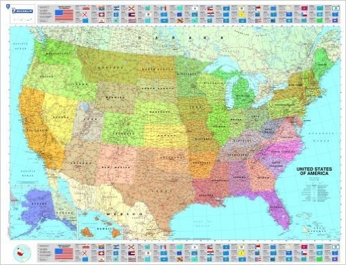 Michelin Map USA Political 14761 (P, Rolled)