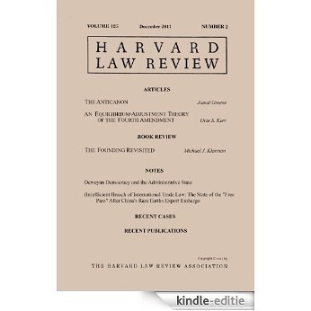 Harvard Law Review: Volume 125, Number 2 - December 2011 (English Edition) [Kindle-editie]