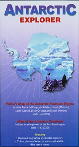 Antarctic Explorer [Japanese]: Visitor's Map of the Antarctic Peninsula Region and map of the Antarctic Continent (Ocean Explorer Maps)