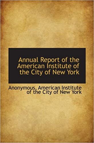 indir Annual Report of the American Institute of the City of New York