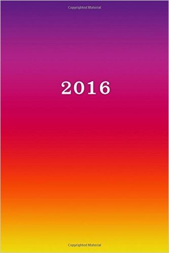 2016: Kalender/Agenda: 1 Week Op 2 Pagina's, Formaat CA. A5, Kaft Bont