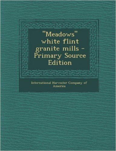 Meadows White Flint Granite Mills