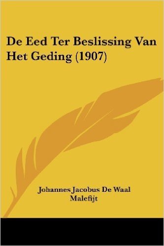 de Eed Ter Beslissing Van Het Geding (1907) baixar