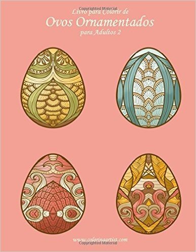 Livro Para Colorir de Ovos Ornamentados Para Adultos 2
