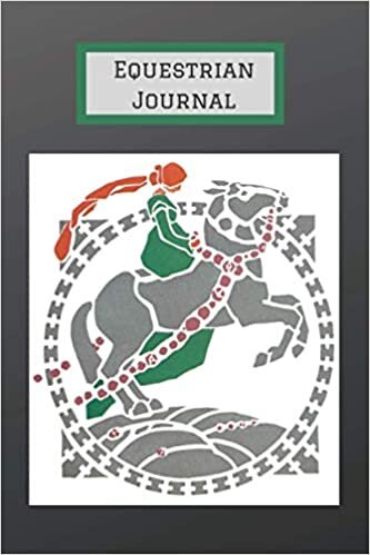 indir Equestrian Journal Notebook: Retro Vintage Horse Riding Journal Notebook, 100 Lined Pages, 6x9 inch format