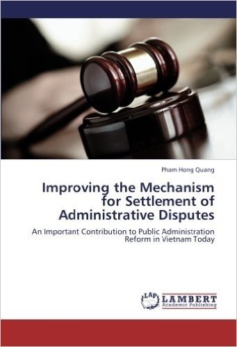 Improving the Mechanism for Settlement of Administrative Disputes