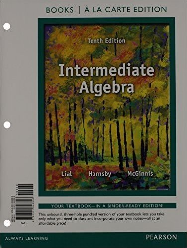 Intermediate Algebra, Books a la Carte Edition Plus Mymathlab -- Access Card Package