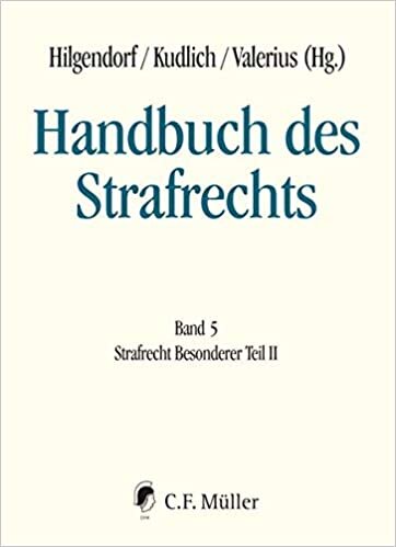 indir Handbuch des Strafrechts: Band 5: Strafrecht Besonderer Teil II