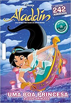 Disney Aladdin - Megahistórias pra Colorir com Adesivos Bilíngue