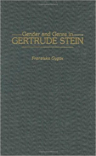 Gender and Genre in Gertrude Stein