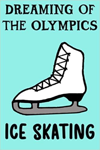 indir Dreaming of the Olympics – Ice Skating: Dot Grid Graph Journal - Notebook Blank Dot Grid - Sports Journal Dot Graph - Ice Skating logbook