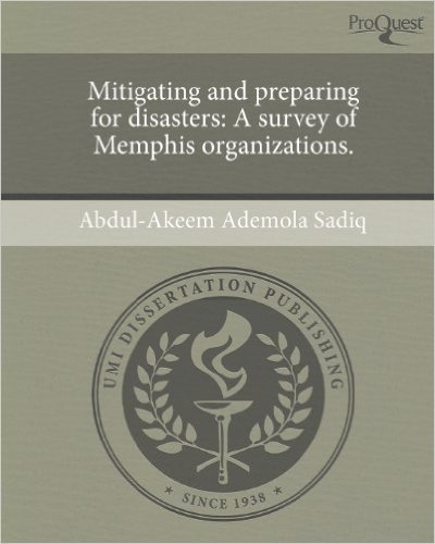 Mitigating and Preparing for Disasters: A Survey of Memphis Organizations.