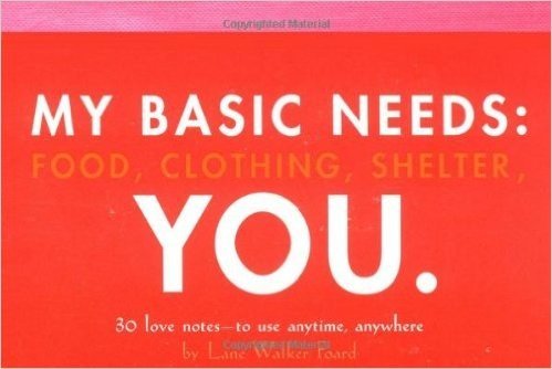 My Basic Needs: Food, Clothing, Shelter, You: 30 Love Notes to Use Anytime, Anywhere