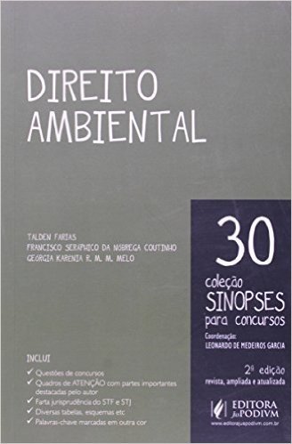 Direito Ambiental - Coleção Sinopses Para Concursos. Volume 30