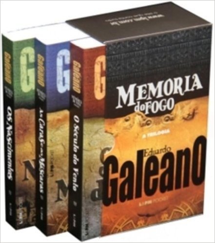 Caixa Especial Memoria Do Fogo - 3 Volumes