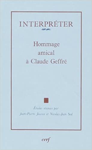 indir Interpréter - Hommage amical à Claude Geffré (Cogitatio Fidei)