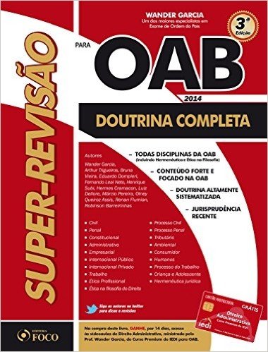 Super Revisão OAB. Doutrina Completa Para o Exame de Ordem baixar
